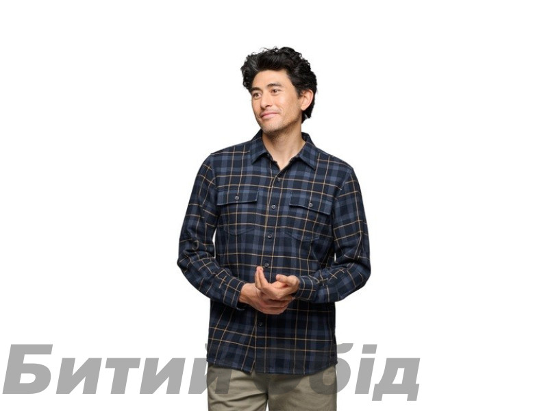 Рубашка Black Diamond M Project Twill LS Shirt (Charcoal/Black, S)